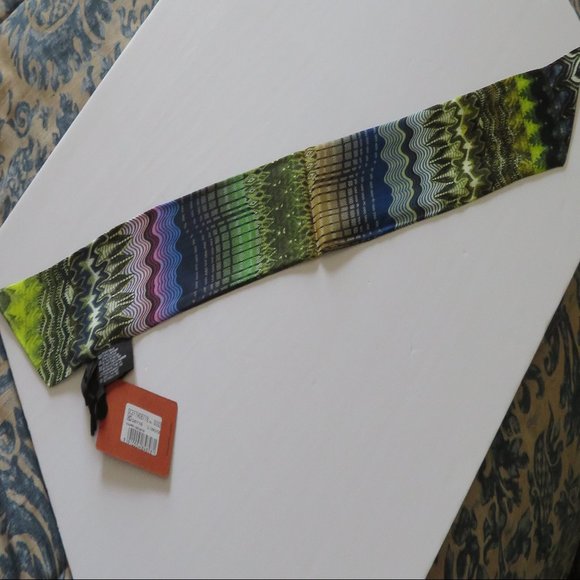 Missoni - Thin Scarf/Head Wrap, 100% Silk - Picture 9 of 9